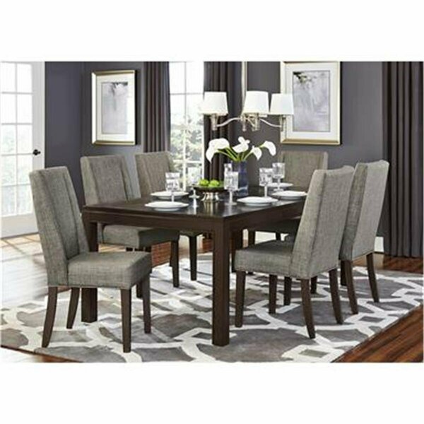 Home Elegance Kavanaugh Collection Dining Table- Dark Brown - 42 x 60 - 78 x 30 in. 5409-78